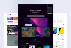 RareNFTs - NFT Landing Page UI Kit