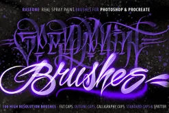 Raseone Real Spray Paint Brushes