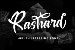 Rashard - Brush Lettering Font