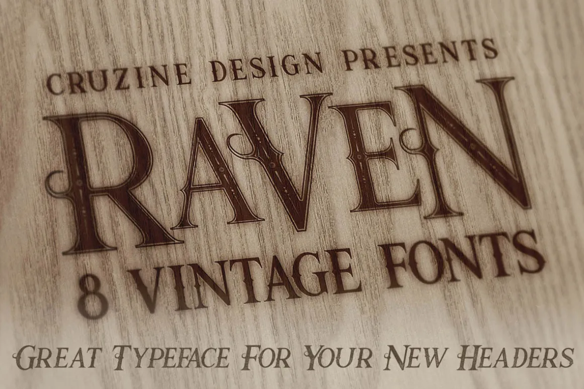 Raven Typeface