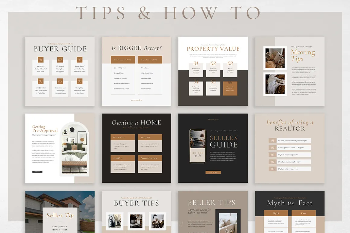 Real Estate Social Pack | Canva | PS