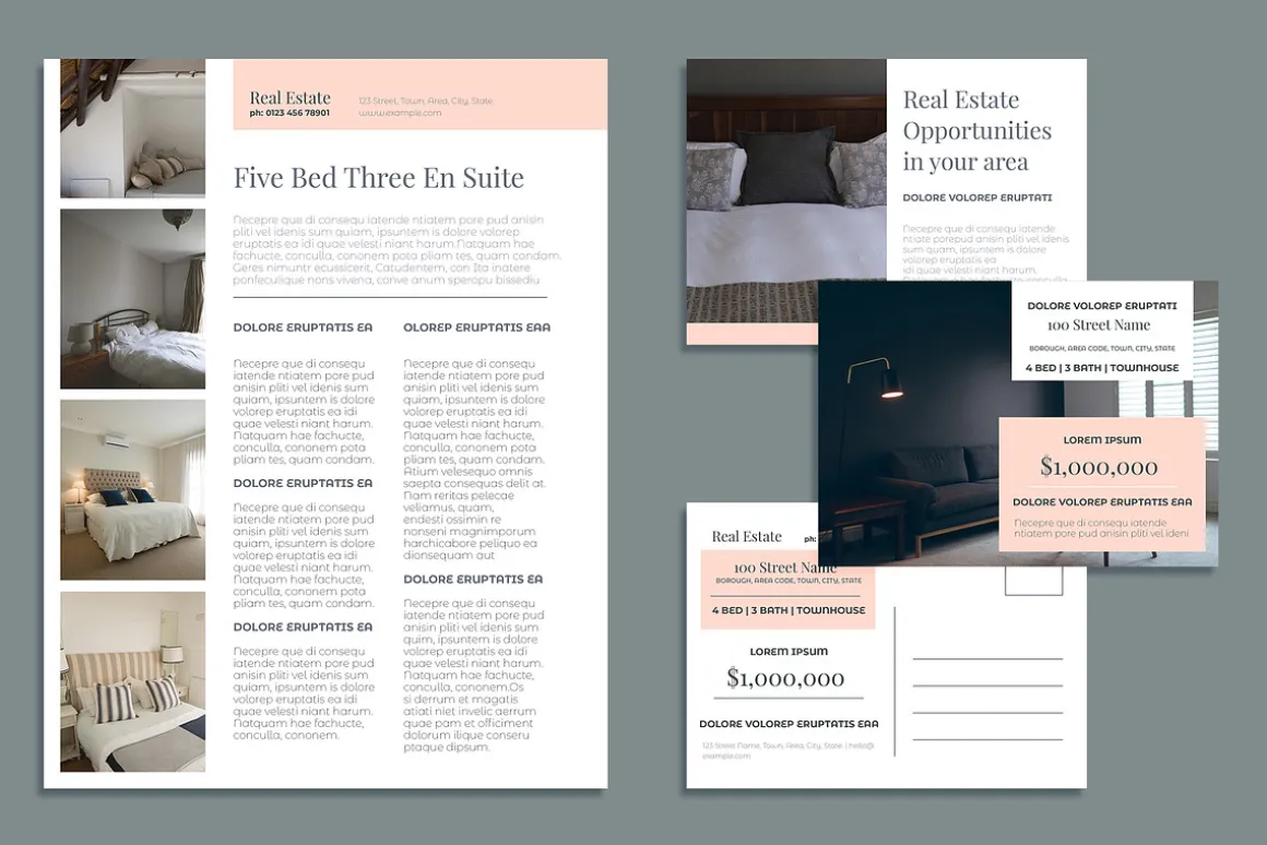 Real Estate Flyer Set
