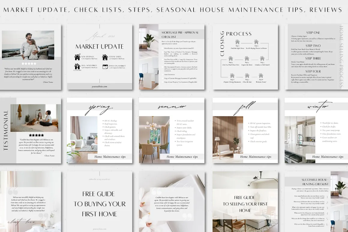 100 Real Estate Instagram Posts