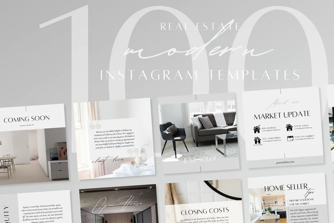 100 Real Estate Instagram Posts