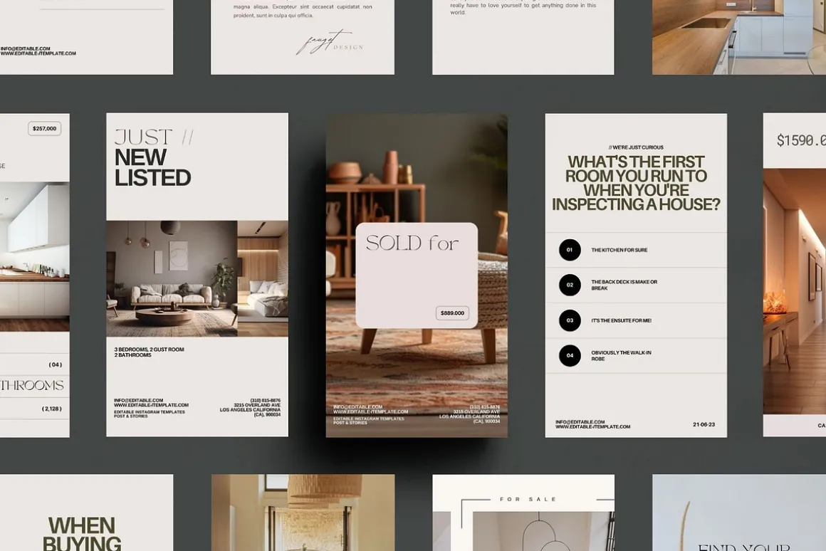 Real Estate Instagram Post + Story