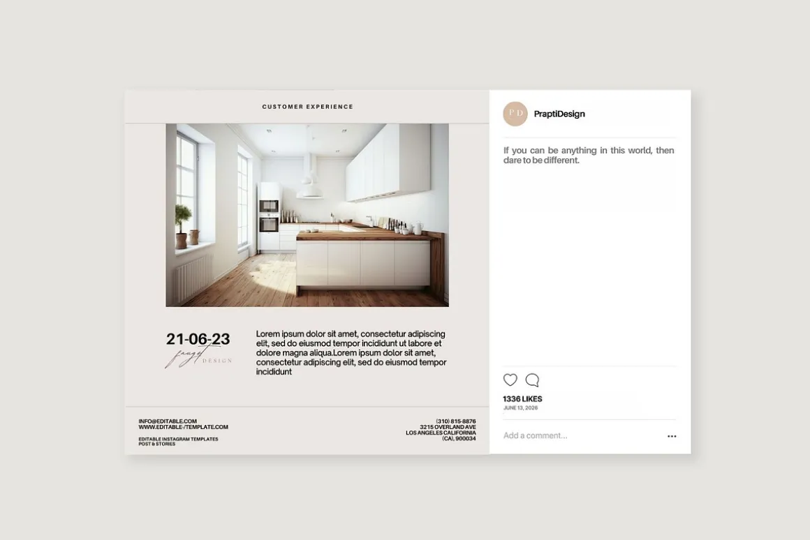 Real Estate Instagram Post + Story