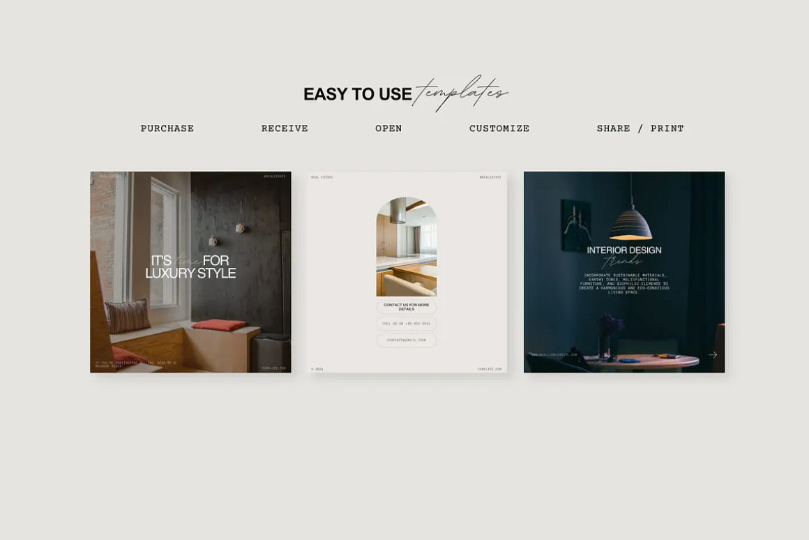 Real Estate Instagram Post Templates