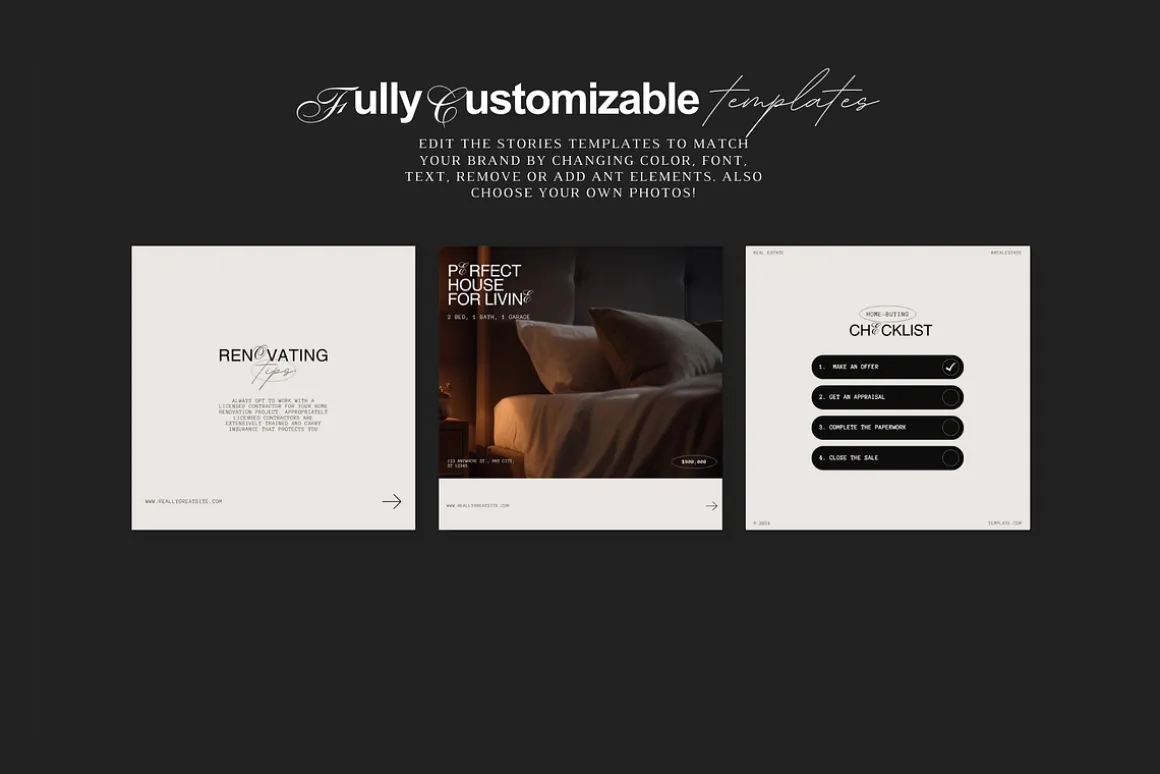 Real Estate Instagram Post Templates