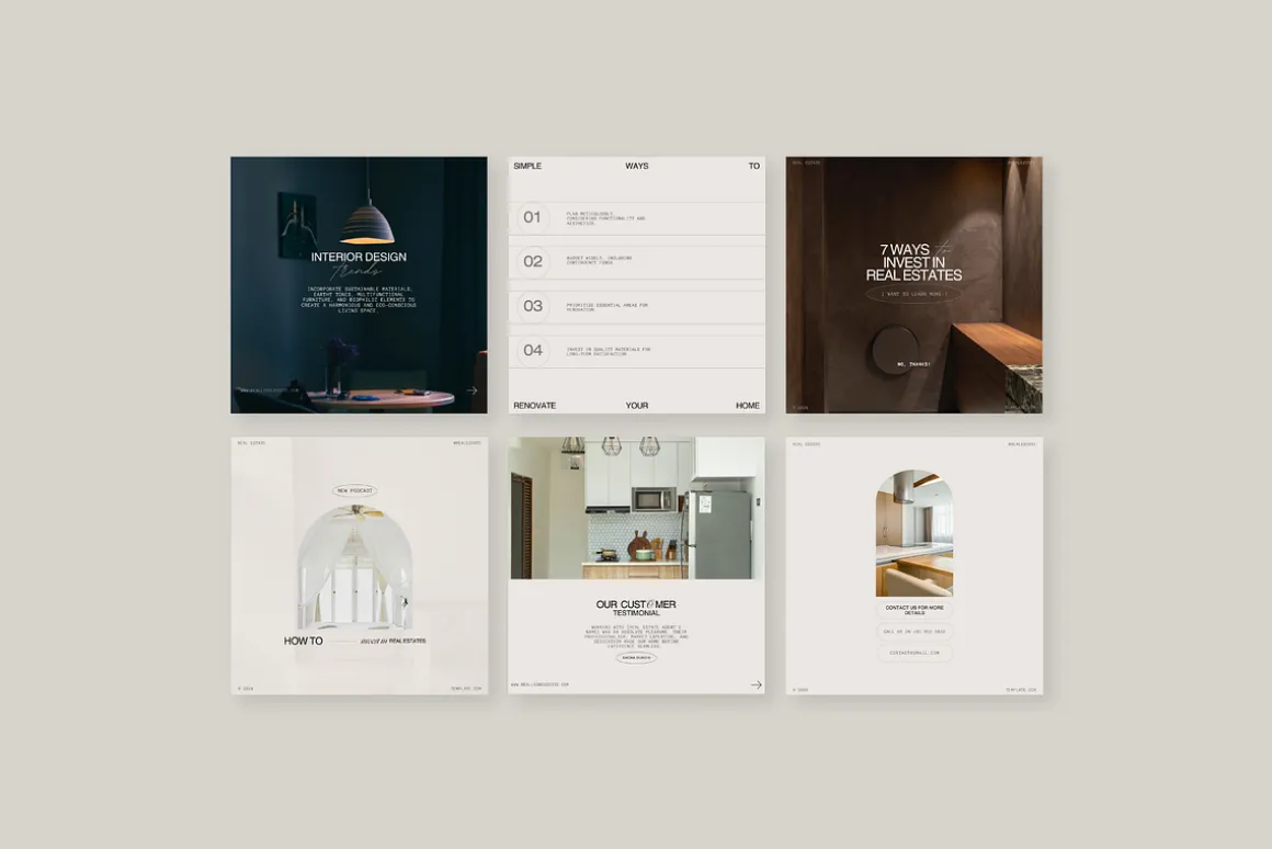 Real Estate Instagram Post Templates