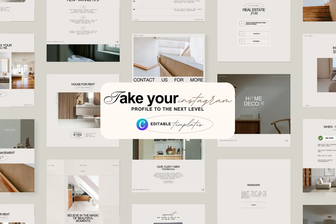 Real Estate Instagram Post Templates