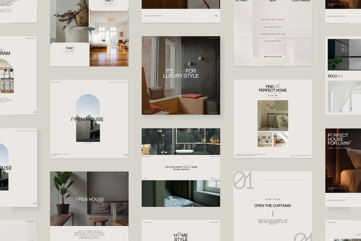 Real Estate Instagram Post Templates
