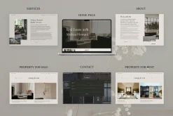 Real estate realtor website template