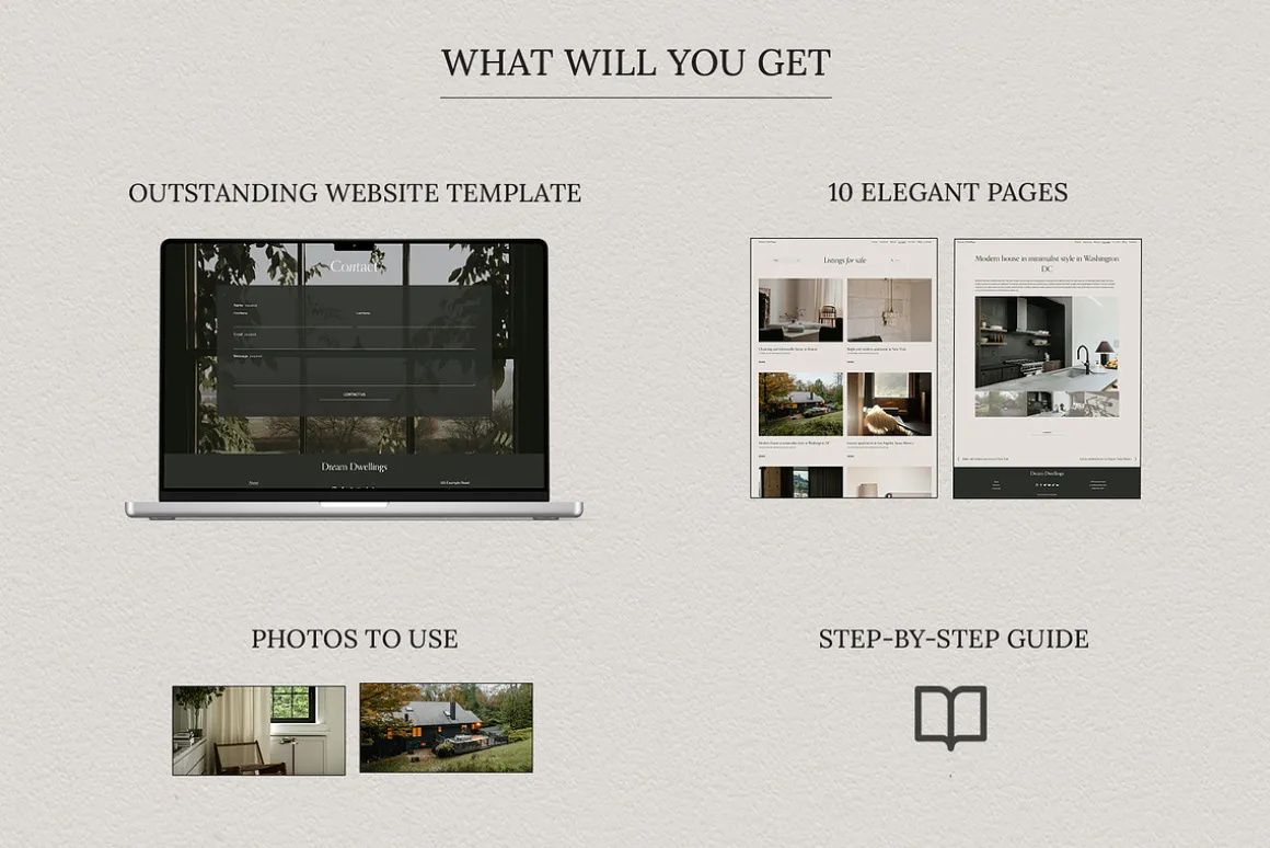 Real estate realtor website template