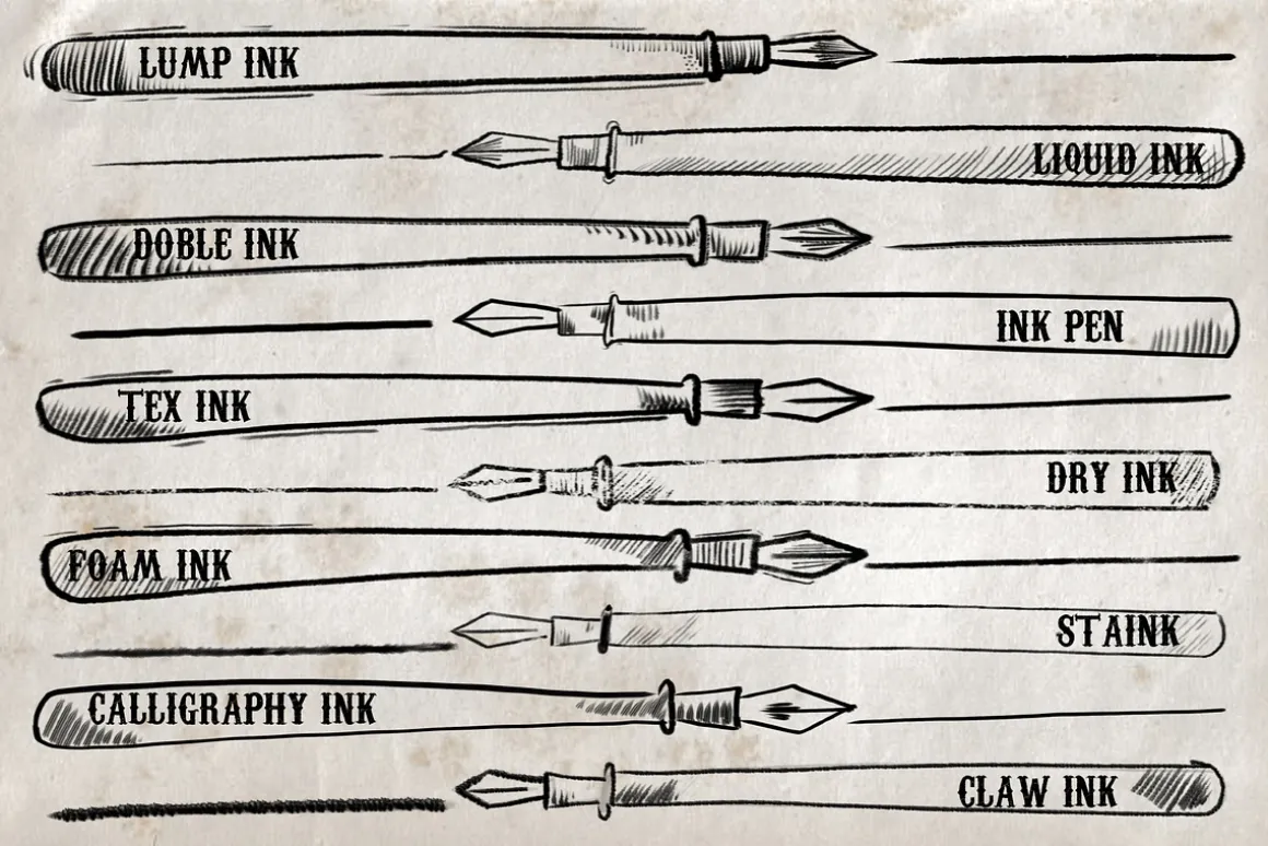 Real Ink Brushes for Procreate