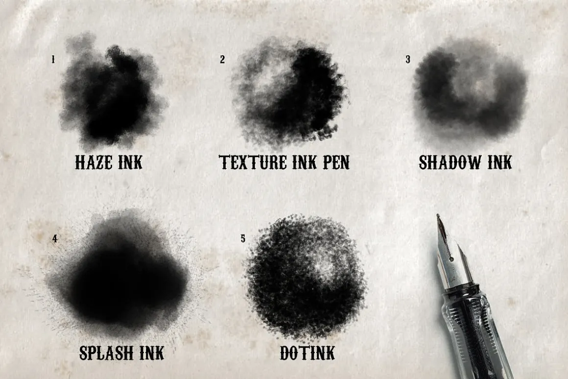 Real Ink Brushes for Procreate