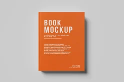 Realistic Book Cover Mockup
