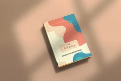 Realistic book mockup design
