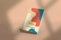 Realistic book mockup design