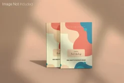 Realistic book mockup design