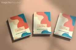 Realistic book mockup design