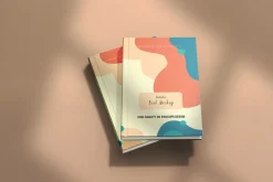 Realistic book mockup design