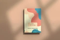 Realistic book mockup design
