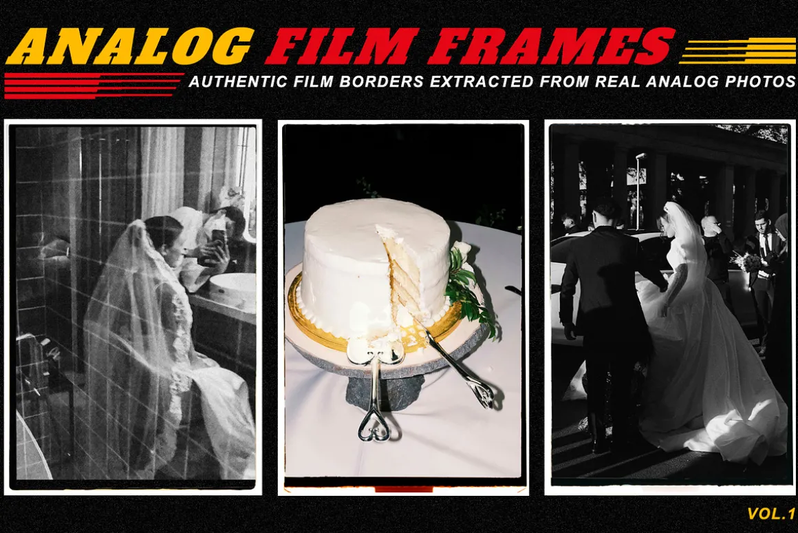 REALISTIC ANALOG FILM FRAME