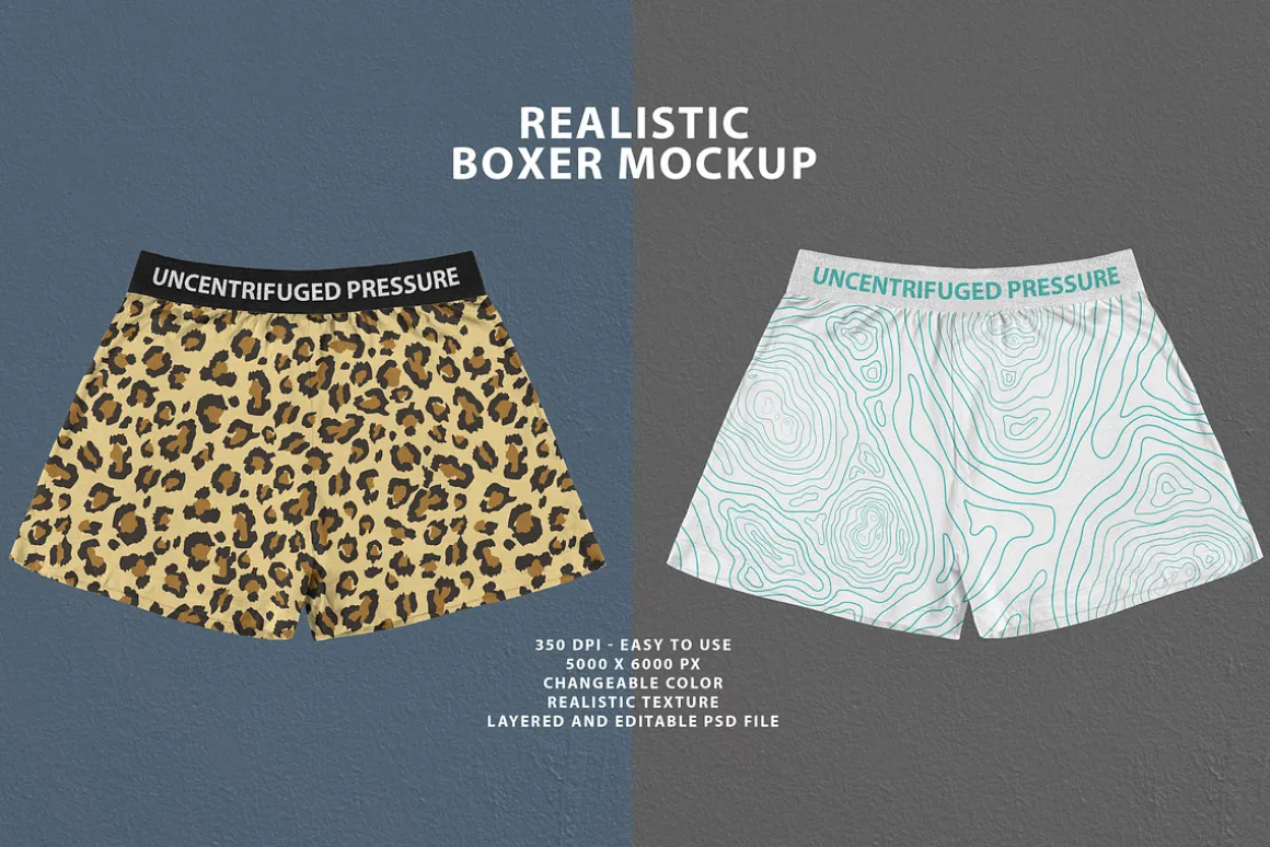 Realistic Boxer Mockup