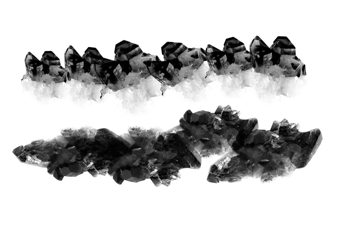 Realistic Crystal brush set