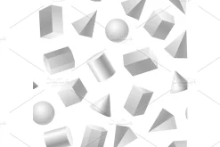 Realistic Detailed 3d Basic Shapes
