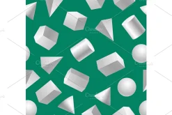 Realistic Detailed 3d Basic Shapes