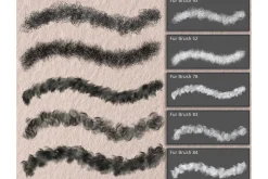 Realistic Fur Brushes for photoshop