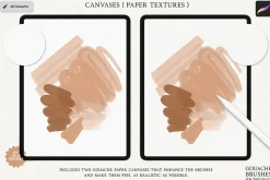 Realistic Gouache Procreate Brushes