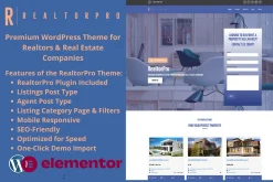 RealtorPro - Premium WordPress Theme
