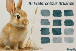 Real Watercolor Procreate Brushes