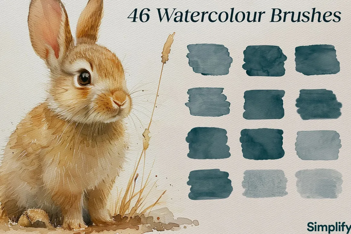 Real Watercolor Procreate Brushes