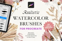 Real Watercolor Procreate Brushes