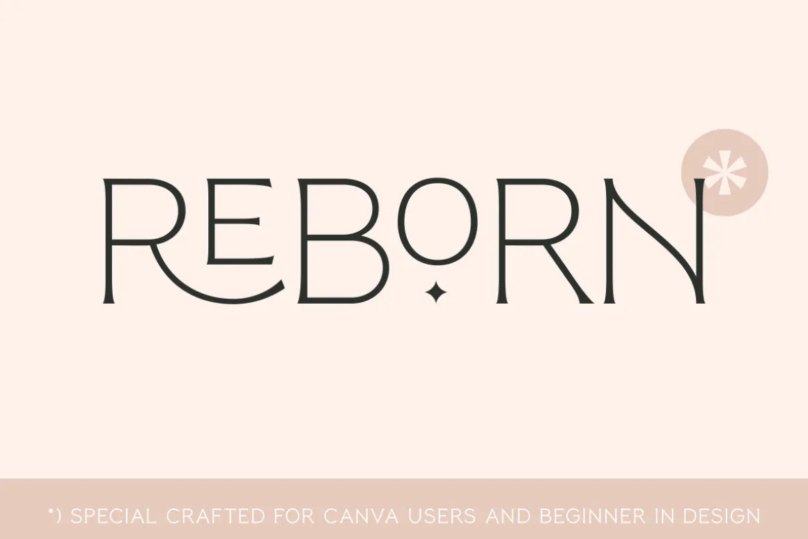 Reborn - Modern Chic Font