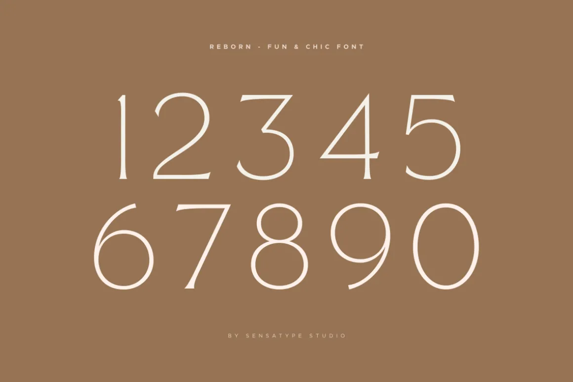 Reborn - Modern Chic Font