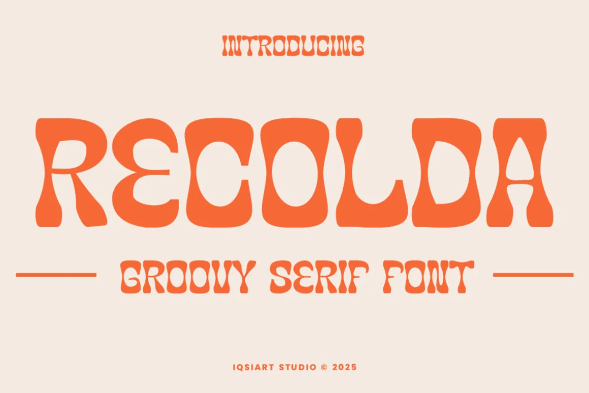 Recolda - Groovy & Retro Font