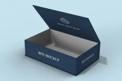 Rectangular Luxury Gift Box Mockup