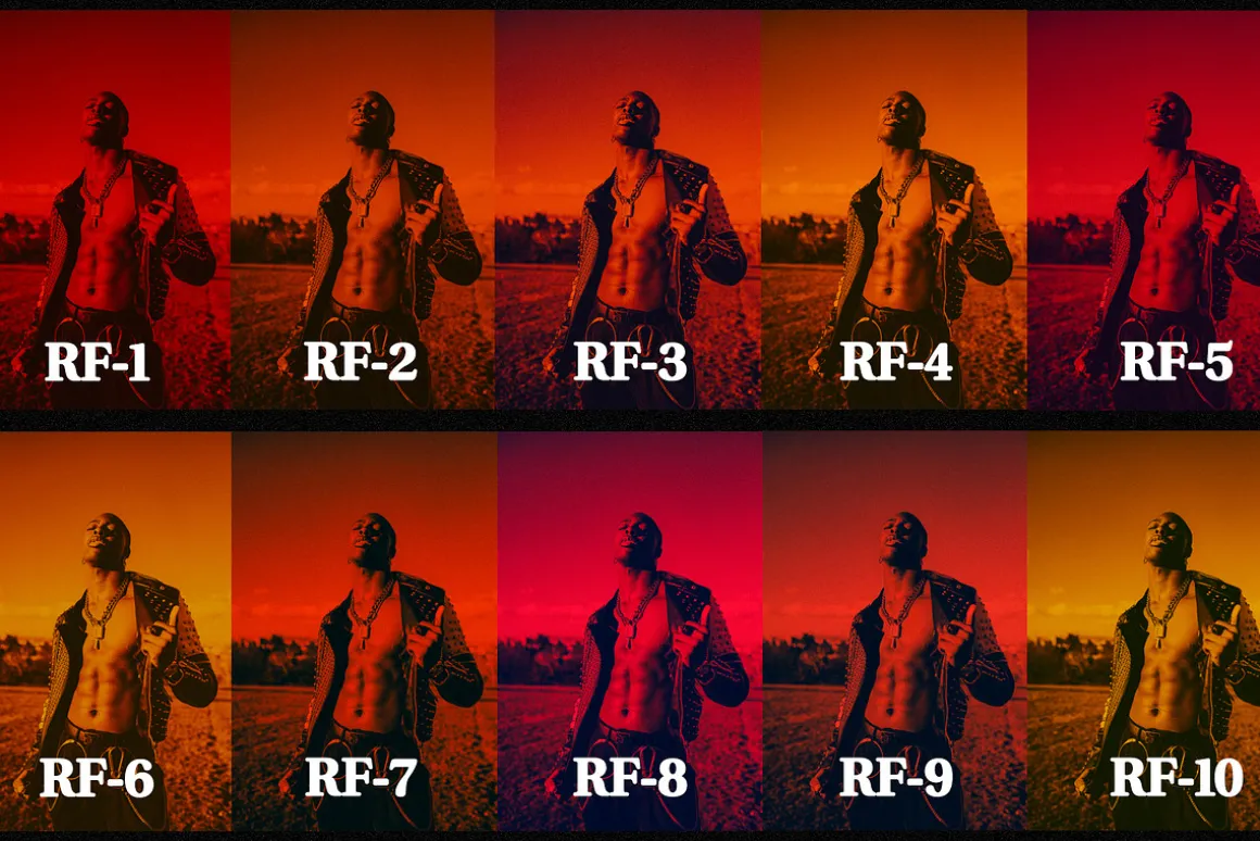 RED FILM DUOTONE PRESETS