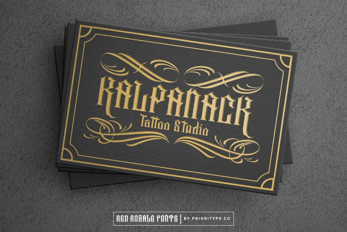 Red Royale – Blackletter Fonts