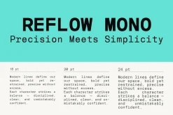Reflow Mono Family | Intro 50% OFF