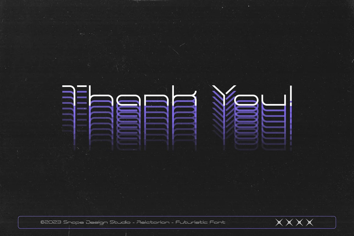 Reictarion - Futuristic Font