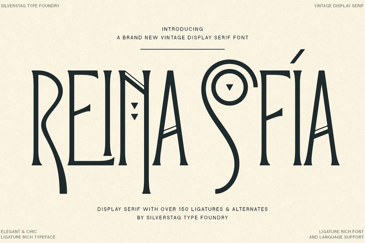 Reina Sofia - Vintage Display Serif