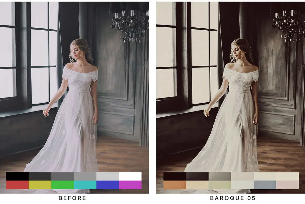 50 Renaissance Lightroom Presets