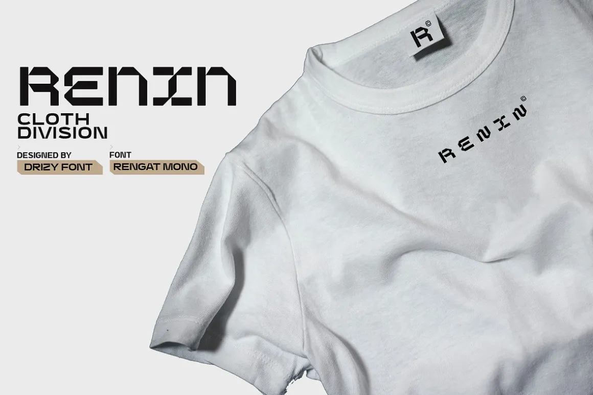 Rengat Mono - Modern Monospace Font