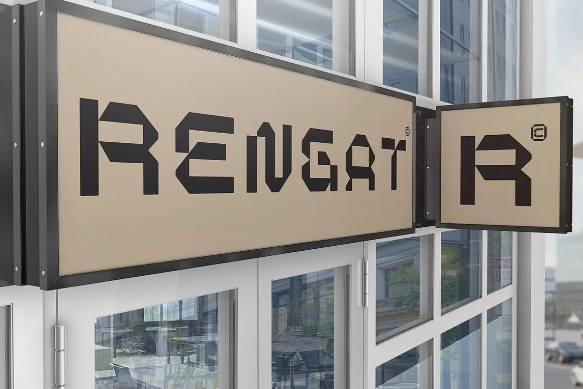 Rengat Mono - Modern Monospace Font