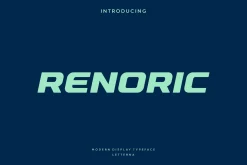 Renoric - Modern Sport Typeface
